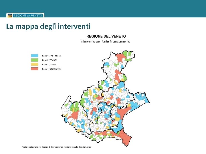La mappa degli interventi 