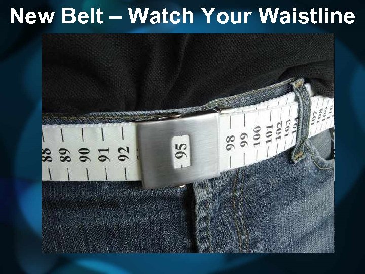 New Belt – Watch Your Waistline 