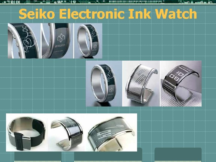 Seiko Electronic Ink Watch 