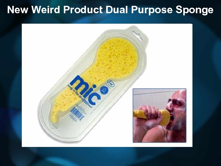 New Weird Product Dual Purpose Sponge 