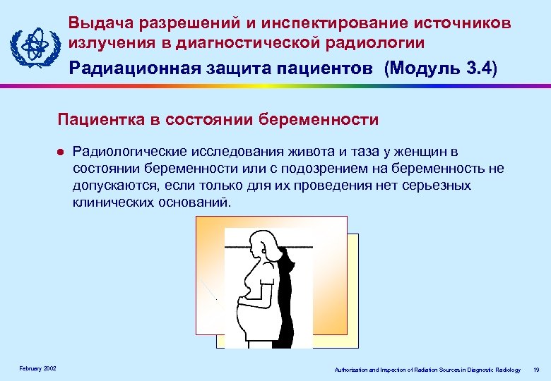 Выдача разрешений и инспектирование источников излучения в диагностической радиологии Радиационная защита пациентов (Модуль 3.