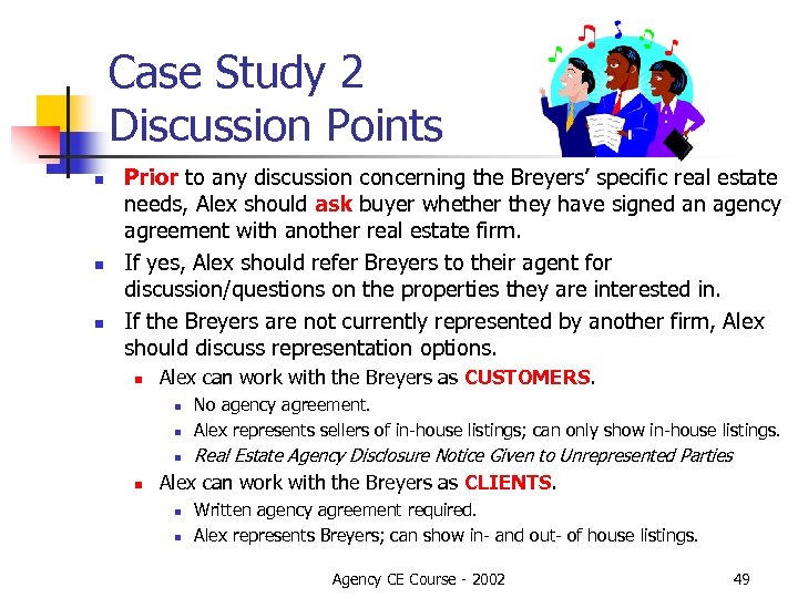 Case Study 2 Discussion Points n n n Prior to any discussion concerning the