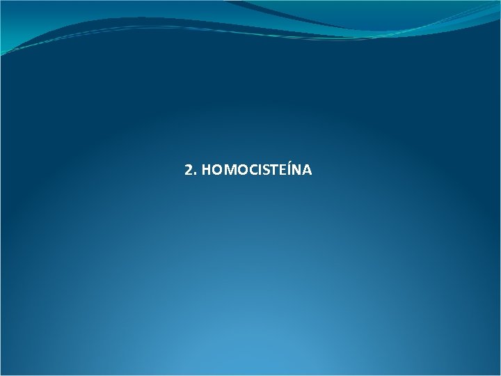 2. HOMOCISTEÍNA 