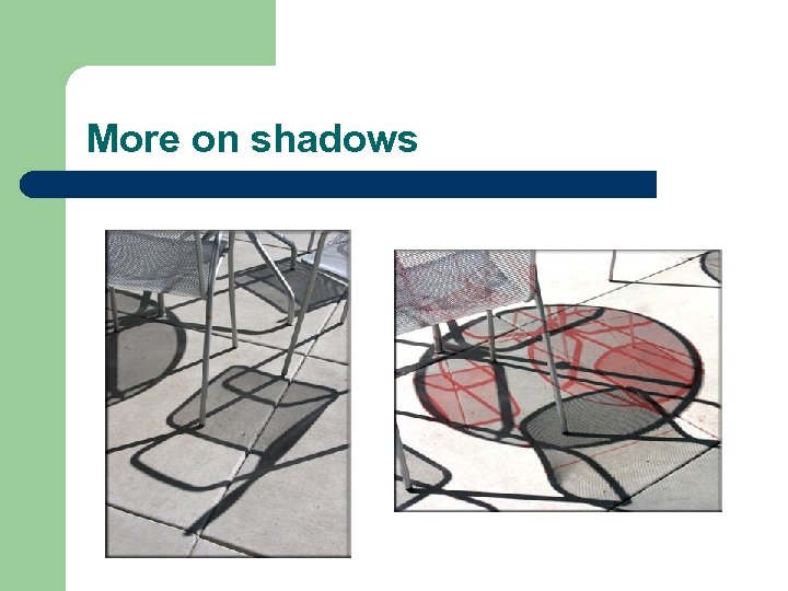 More on shadows 