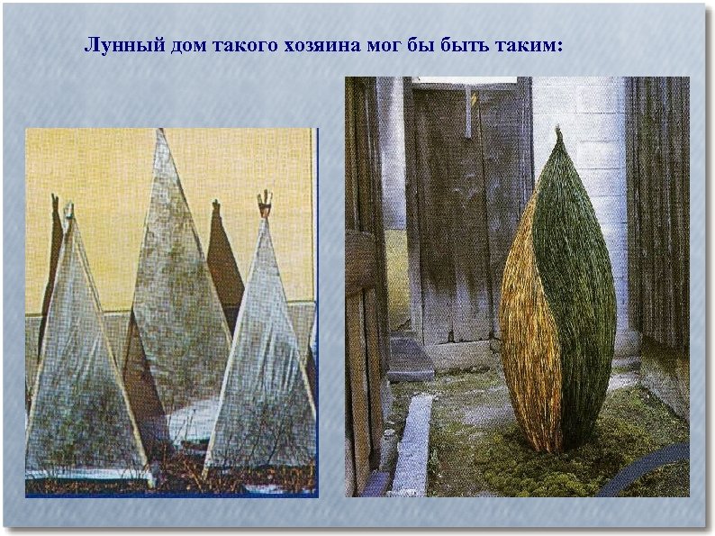 Лунный дом такого хозяина мог бы быть таким: 