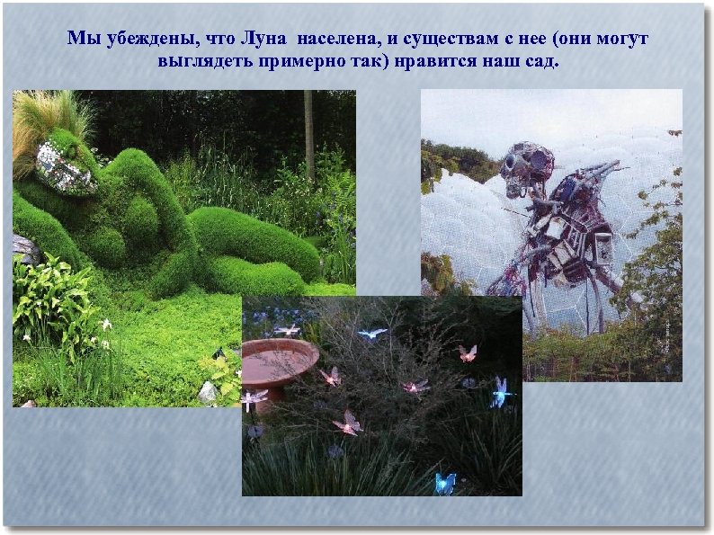 Мы убеждены, что Луна населена, и существам с нее (они могут выглядеть примерно так)