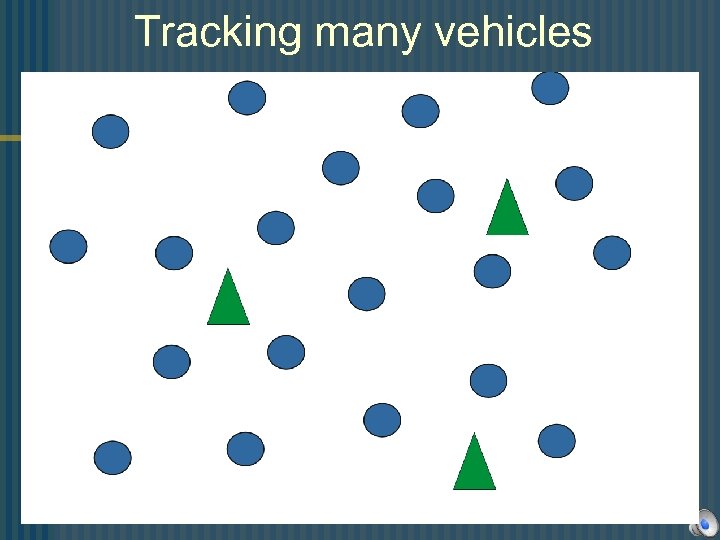 Tracking many vehicles 