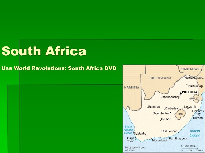 South Africa Use World Revolutions: South Africa DVD 