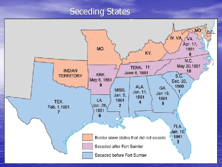Seceding States 