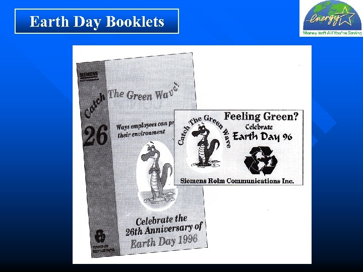 Earth Day Booklets 