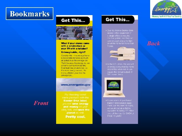 Bookmarks Back Front 