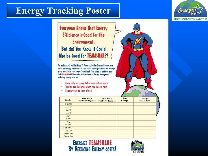 Energy Tracking Poster 