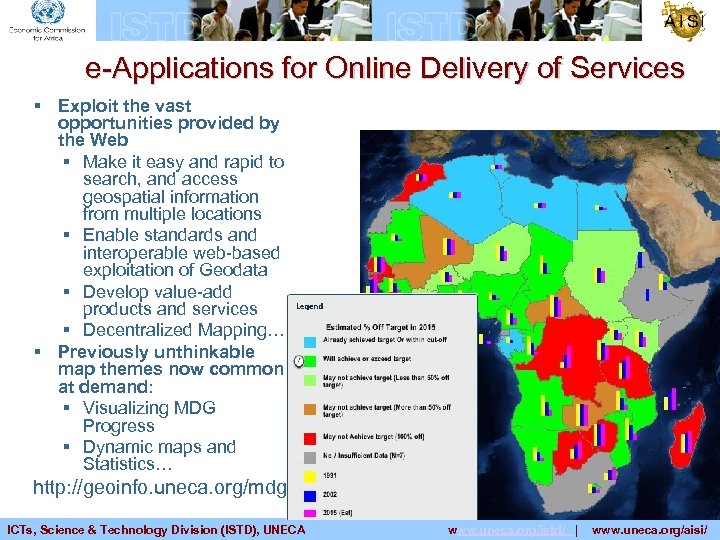 e-Applications for Online Delivery of Services § Exploit the vast opportunities provided by the