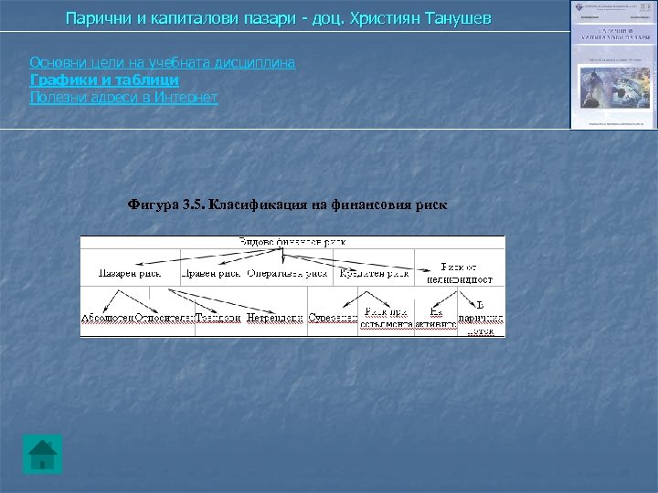 Парични и капиталови пазари - доц. Християн Танушев Основни цели на учебната дисциплина Графики