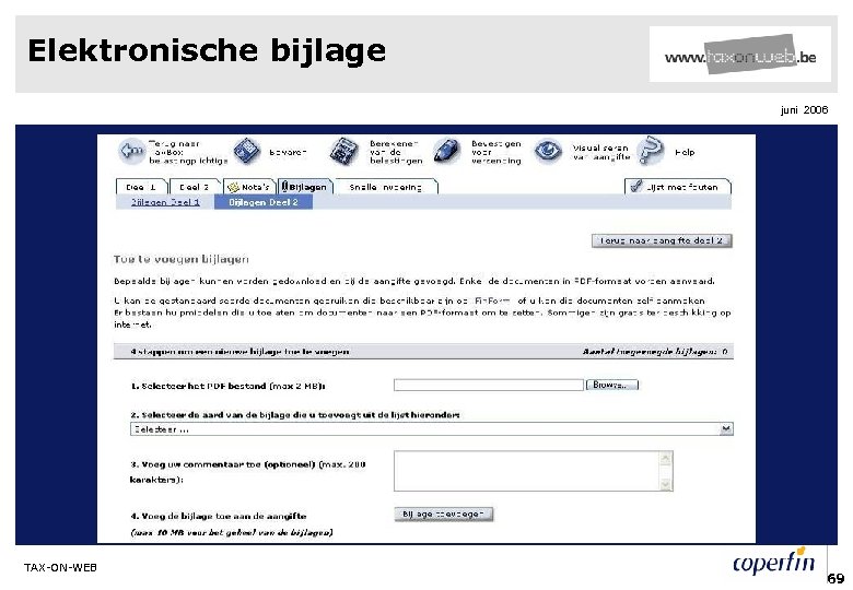 Elektronische bijlage juni 2006 TAX-ON-WEB 69 