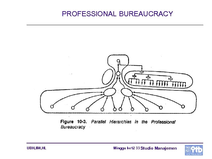 PROFESSIONAL BUREAUCRACY UBH, IIW, HL Minggu ke 12 33 Studio Manajemen 