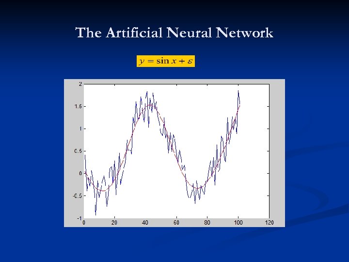 The Artificial Neural Network 