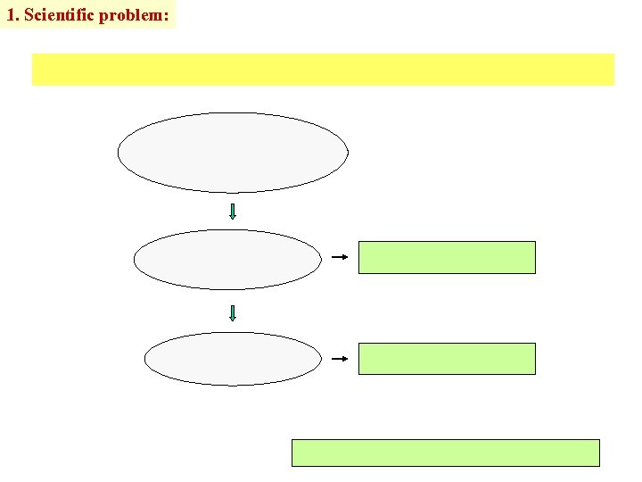 1. Scientific problem: 
