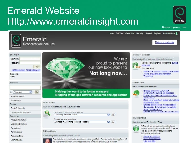 Emerald Website Http: //www. emeraldinsight. com 