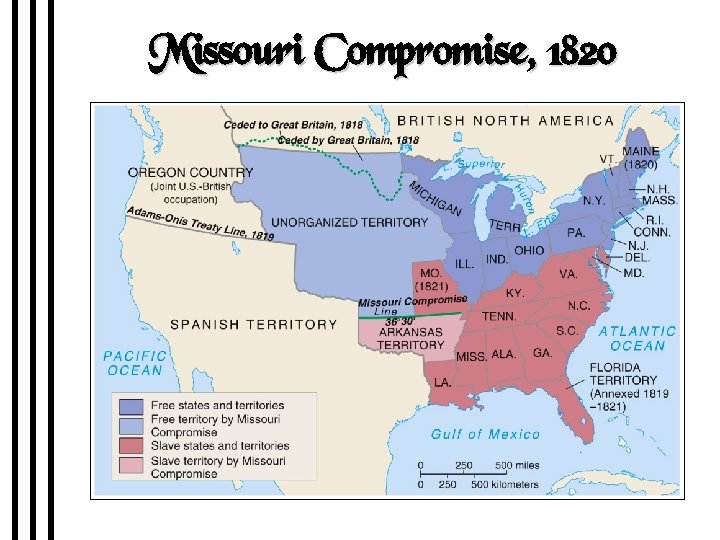 Missouri Compromise, 1820 