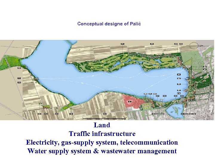 Conceptual designe of Palić Land Traffic infrastructure Electricity, gas-supply system, telecommunication Water supply system