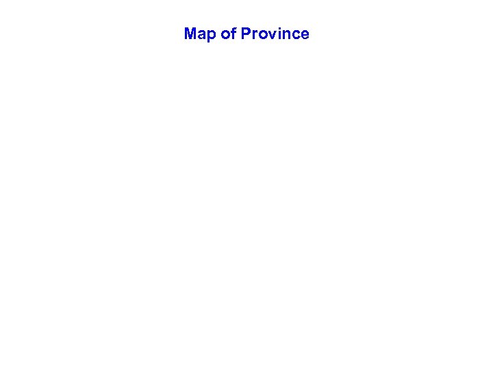 Map of Province 
