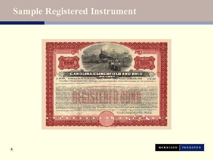 Sample Registered Instrument 4 