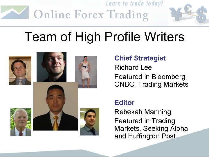 Team of High Profile Writers Chief Strategist Richard Lee Featured in Bloomberg, CNBC, Trading