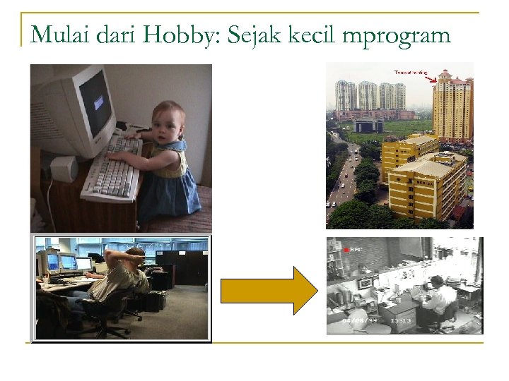 Mulai dari Hobby: Sejak kecil mprogram 