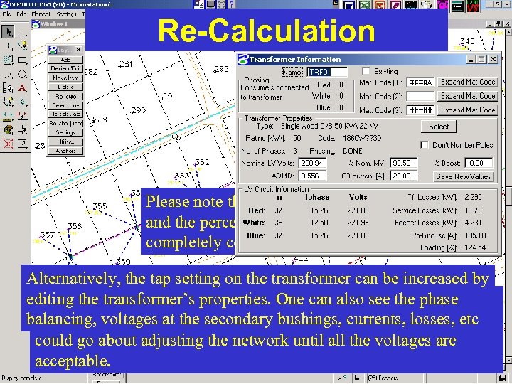 Re-Calculation Please note that the voltage text colours and the percentage tolerances are completely