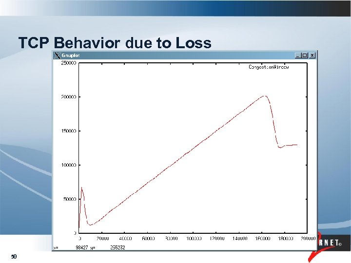 TCP Behavior due to Loss 50 