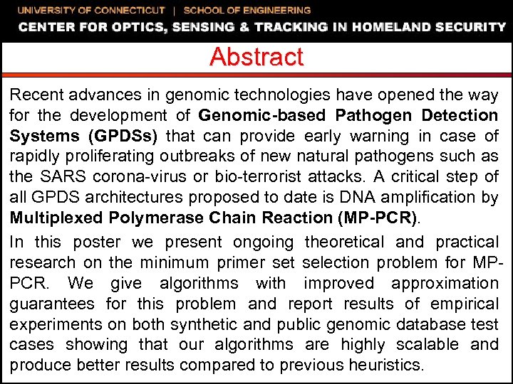 Abstract Recent advances in genomic technologies have opened the way for the development of