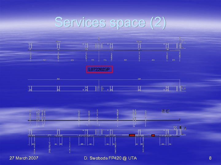 Services space (2) 27 March 2007 D. Swoboda FP 420 @ UTA 8 