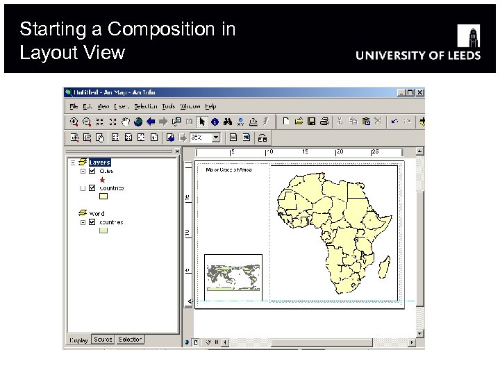 Starting a Composition in Layout View 