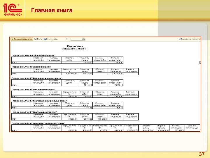 Главная книга 37 