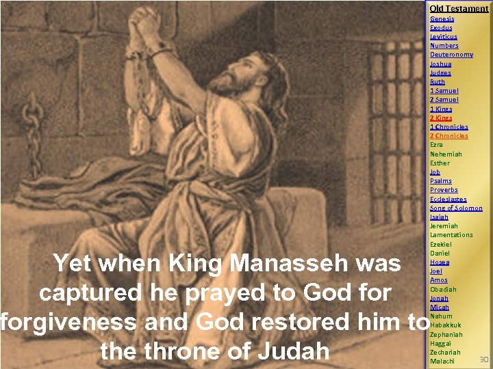 Old Testament Genesis Exodus Leviticus Numbers Deuteronomy Joshua Judges Ruth 1 Samuel 2 Samuel