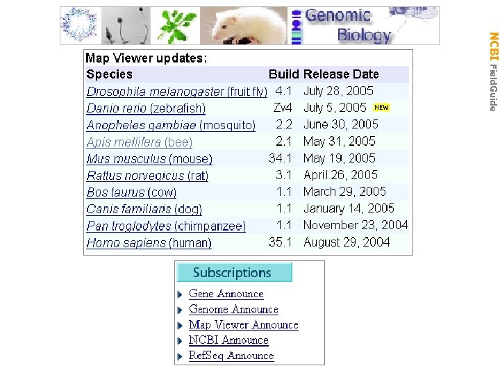 NCBI Field. Guide Gen Biol: Gen Resources 