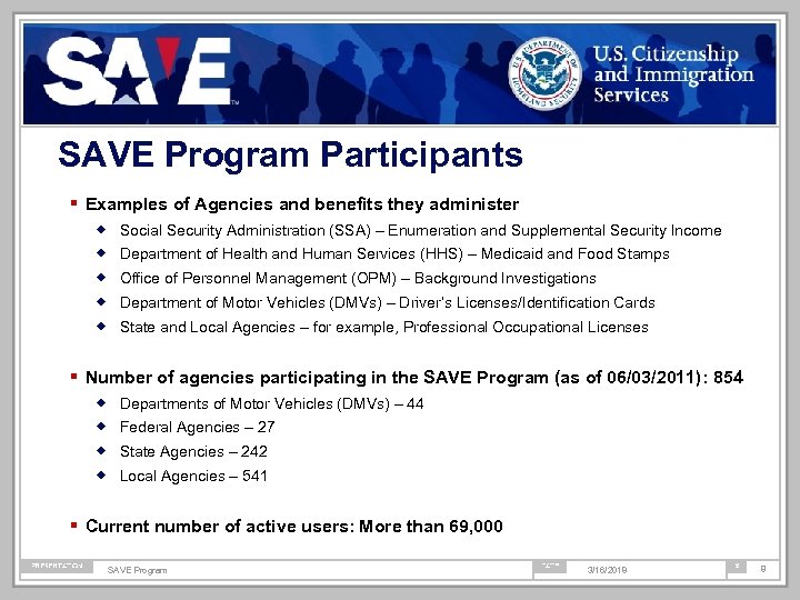 Systematic Alien Verification For Entitlements SAVE Program AAMVA