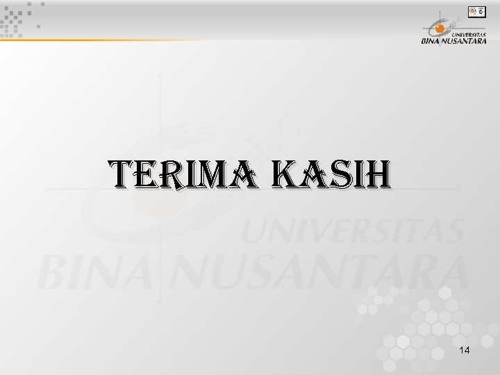 Terima Kasih 14 