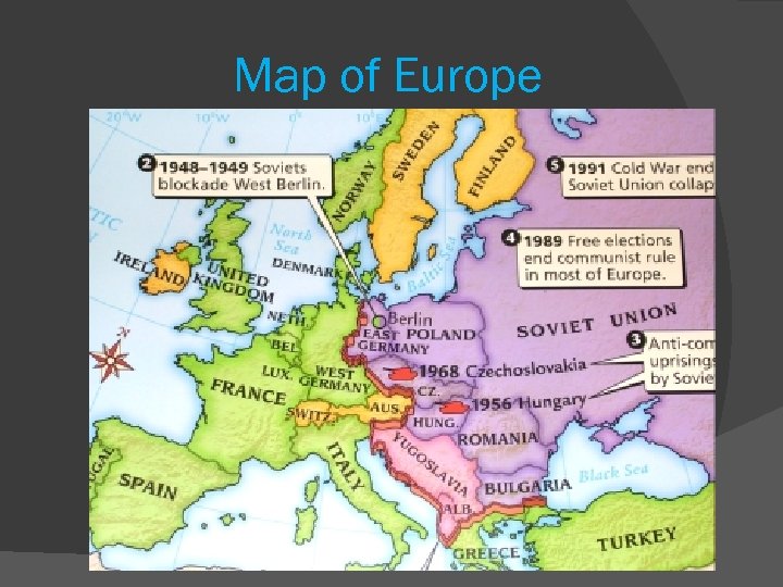 Map of Europe 