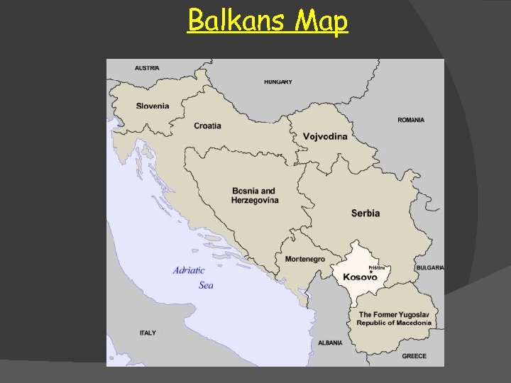 Balkans Map 