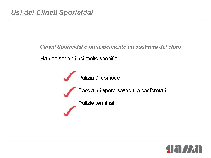 Usi del Clinell Sporicidal è principalmente un sostituto del cloro Ha una serie di