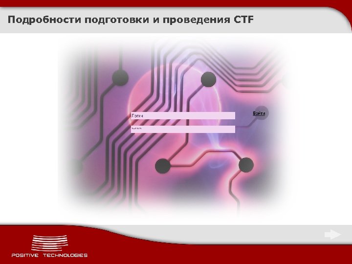 Подробности подготовки и проведения CTF 