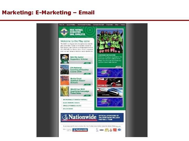 Marketing: E-Marketing – Email 