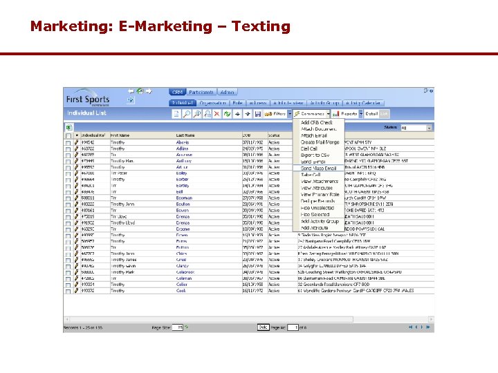 Marketing: E-Marketing – Texting 