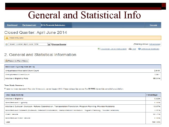 General and Statistical Info 41 