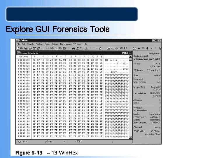 Explore GUI Forensics Tools 