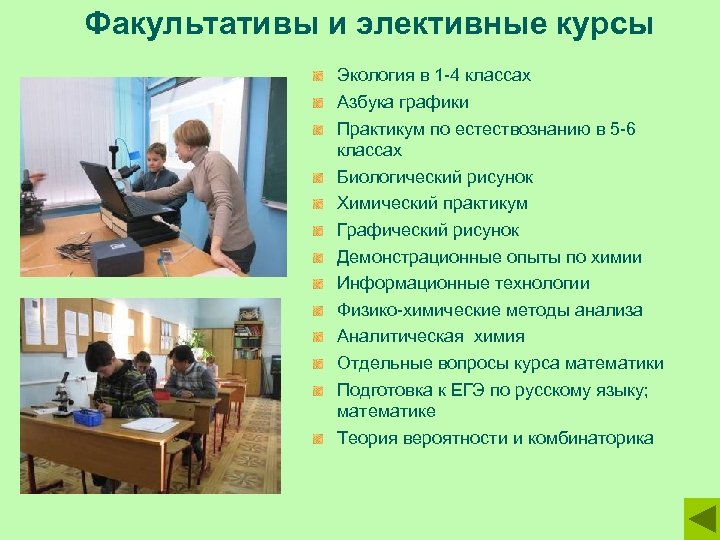 Факультативы и элективные курсы Экология в 1 -4 классах Азбука графики Практикум по естествознанию
