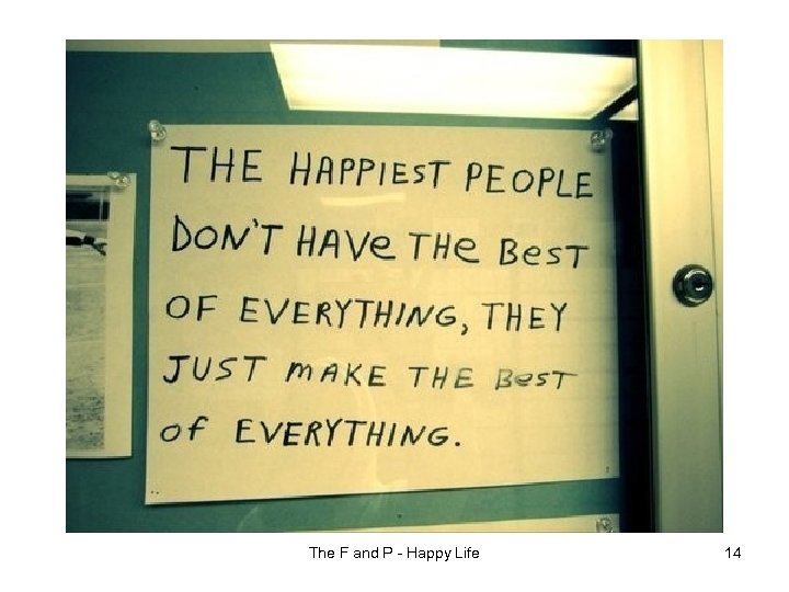 The F and P - Happy Life 14 