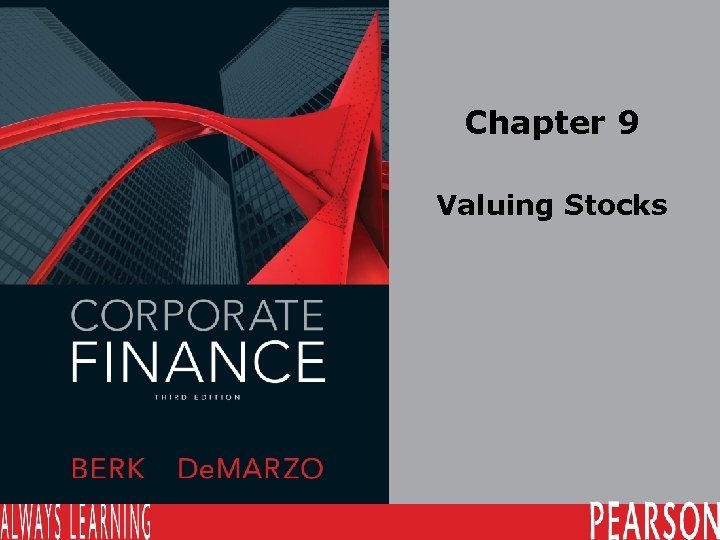 Chapter 9 Valuing Stocks 